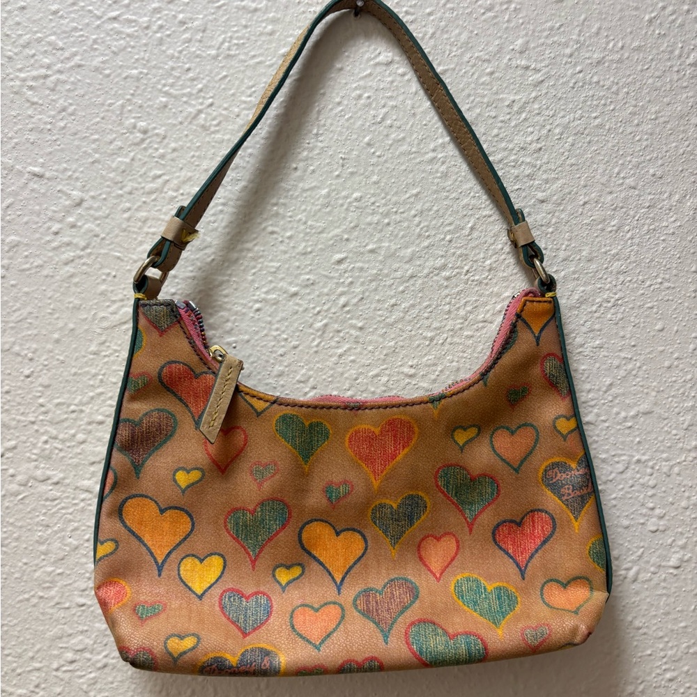 Dooney & Bourke Multicolor Heart Shoulder Bag